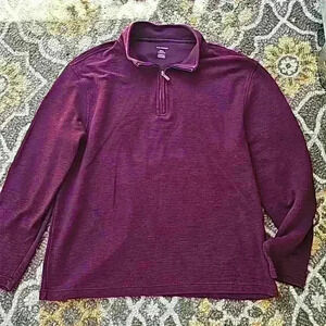 Van Heusen mens XXL maroon pullover sweater